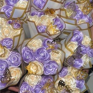 CUSTOMIZABLE any color ribbon roses